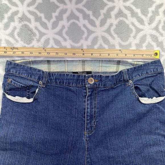 Style & Co Women's Straight Leg Crop Jeans Blue Medium Wash Denim Size 16‎ - Picture 9 of 16
